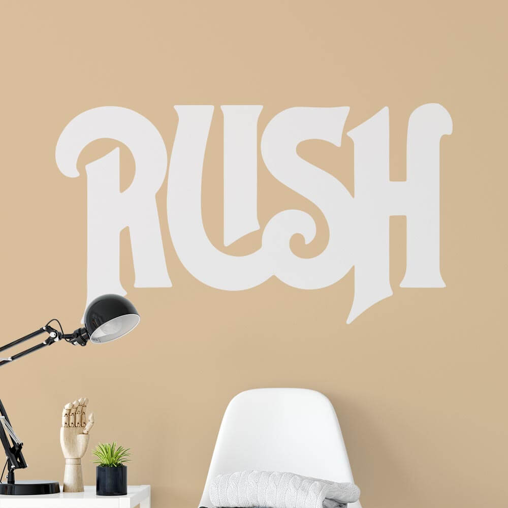 Rush Band Logo Wall Sticker | Apex Stickers