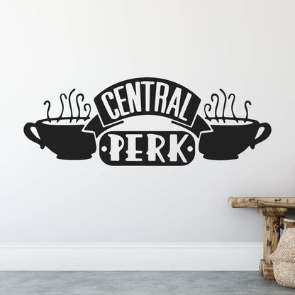 Friends TV Show Central Perk Logo Wall Sticker | Apex Stickers