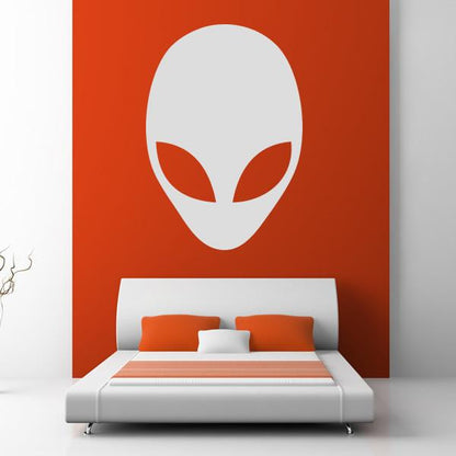 Alien Head Wall Art Sticker | Apex Stickers